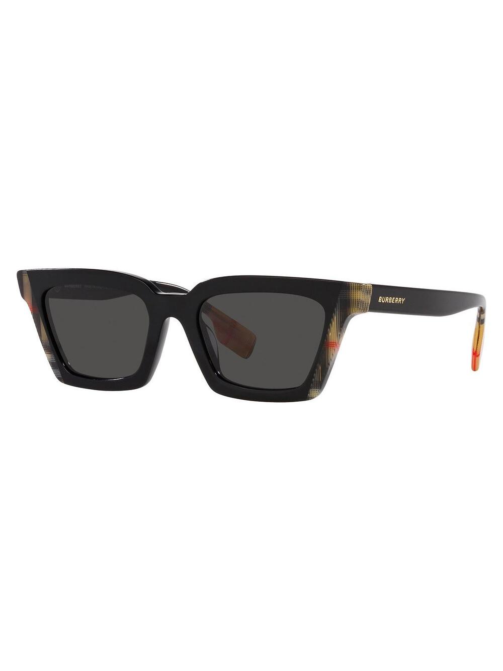 Burberry Woman Sunglasses 52Mm Black #345799B10B